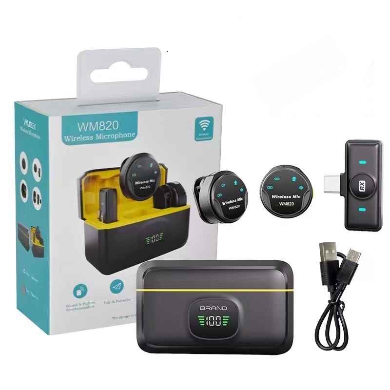 WM820 Phone Wireless Lapel Microphone For Usb-c Type C