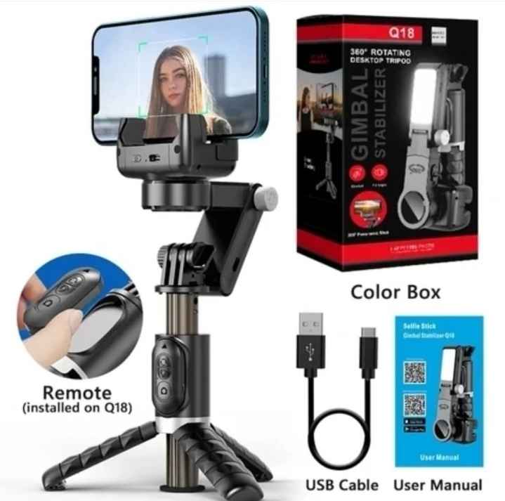 Q18 360 Rotating Stabilizer Desktop Shooting Gimbal - Q18