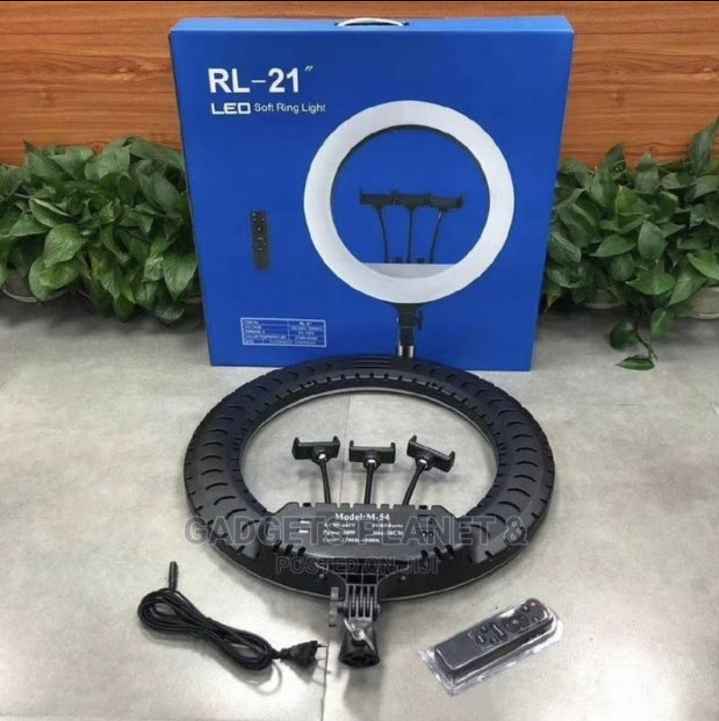 Led Fill Ring Light With Remote Cont. And Tripod Stand - 21”