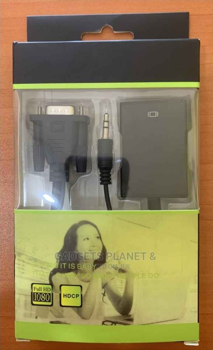 VGA Male to HDMI Female Active Adapter + USB Power Audio