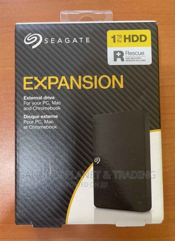 Seagate Expansion Rescue+ External Hard Drive - 1TB