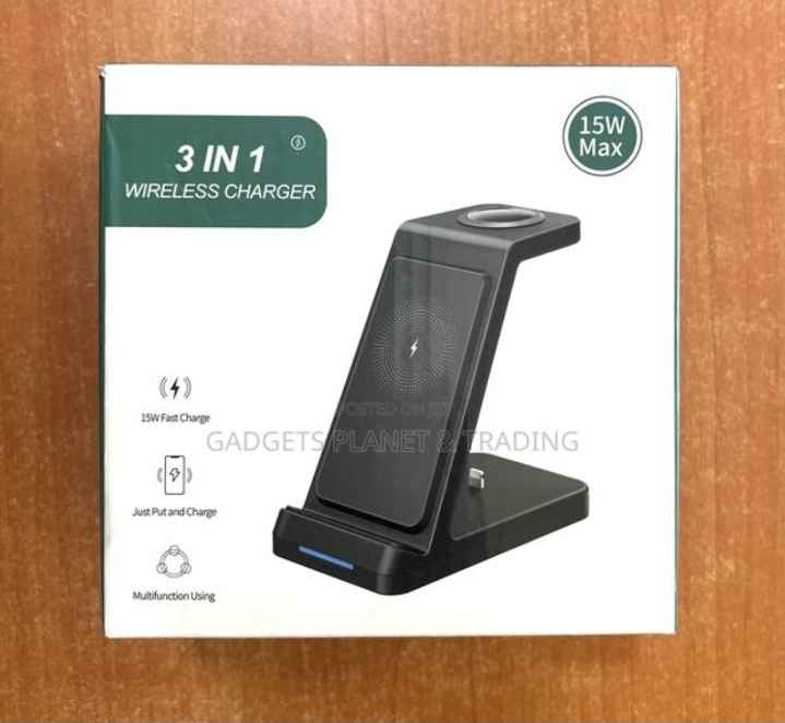 3 in 1 Wireless Charger Stand for for Smartphones | 15w